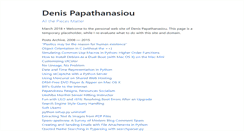 Desktop Screenshot of denis.papathanasiou.org